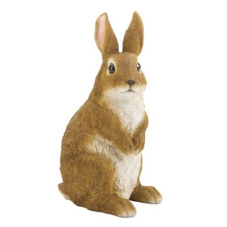 SUMMERFIELD TERRACE Summerfield Terrace 10019082 Curiously Cute Bunny Garden Figurine; Blue 10019082